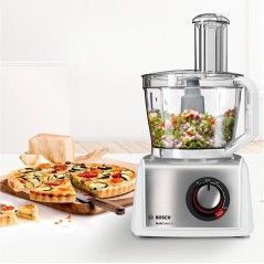 Bosch MultiTalent 8 MC812S814 Kitchen Machine 3.9L - Sleek Stainless Steel & White - Versatile, Powerful & Essential for Every H
